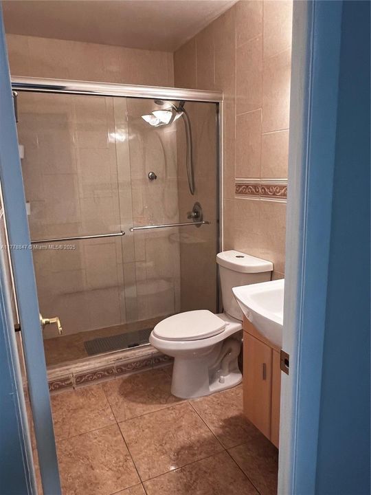 2nd bathroom glass enclosure.