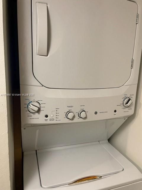 washer dryer inside apartment