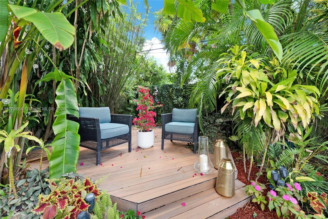 Cozy Wood Deck Corner