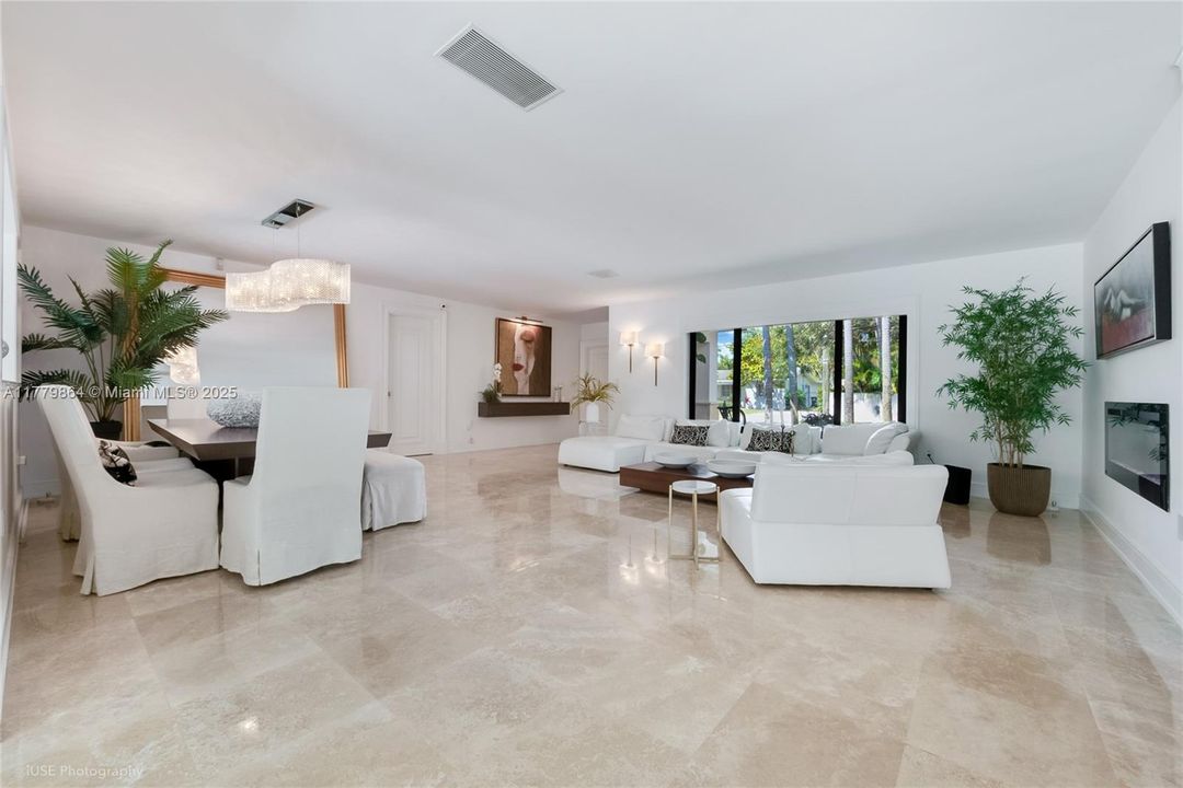 View from Family Room to Living Room