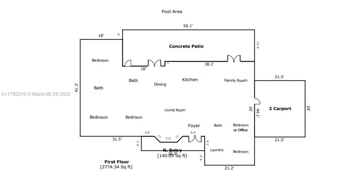最近售出: $2,790,000 (5 贝兹, 3 浴室, 2774 平方英尺)