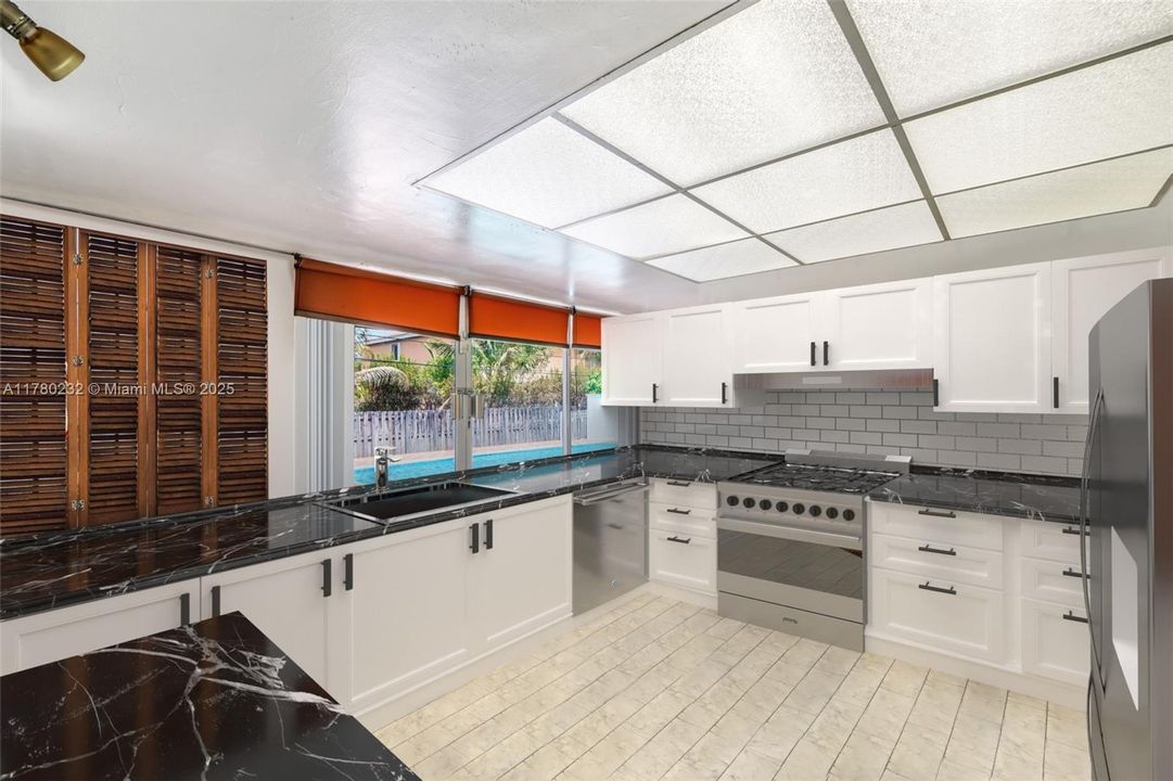 Kitchen is Virtually Staged