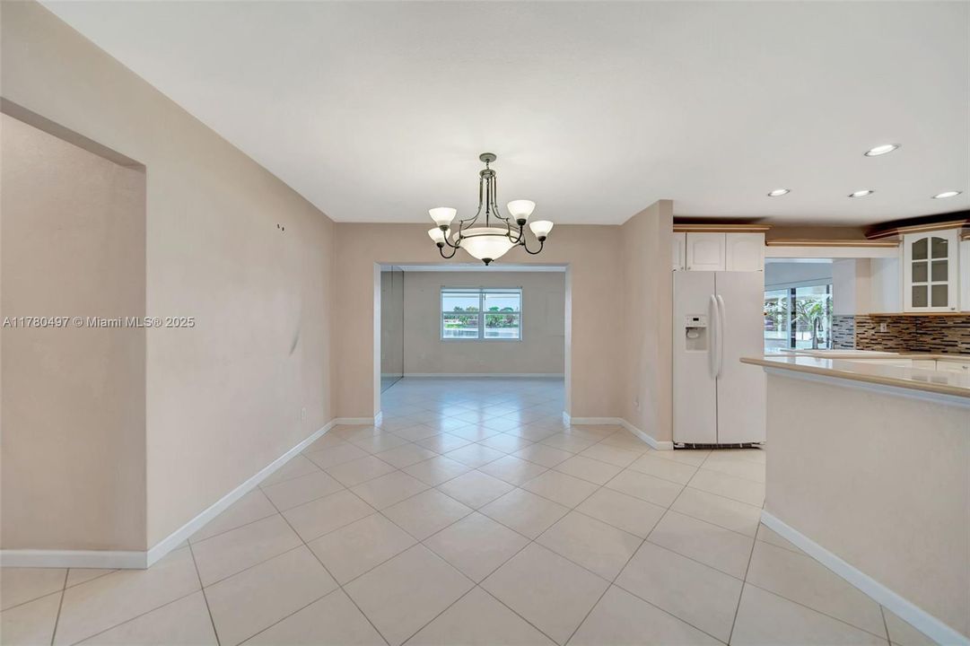 Dining room as seen from the Living Room