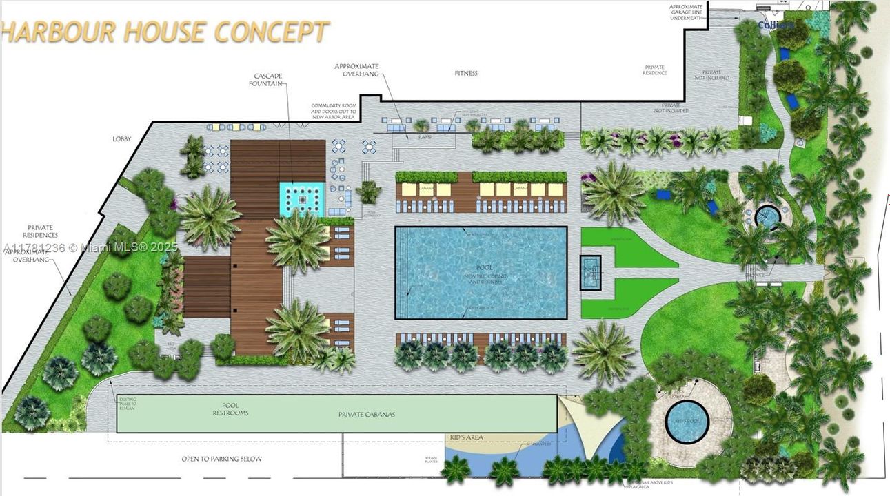 Pool deck renovation project