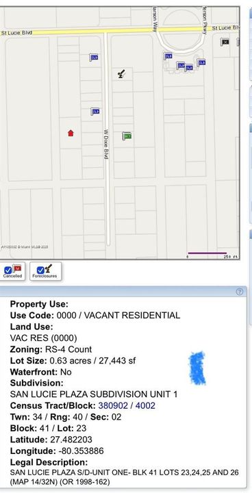 En Venta: $115,000 (0.63 acres)