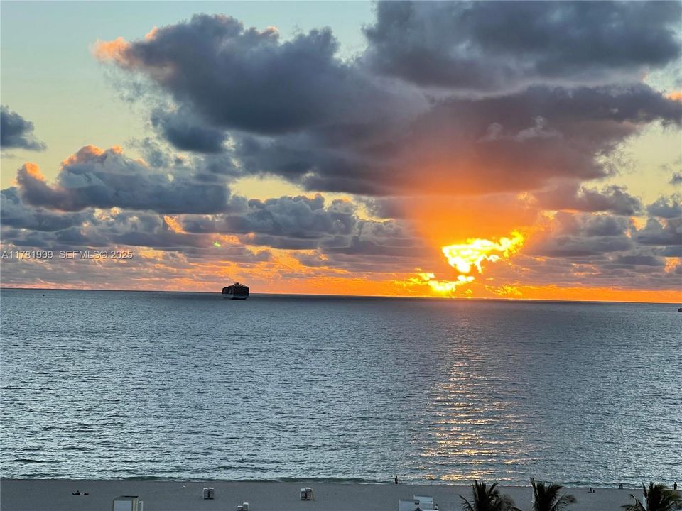 Spectacular sunrise and sunsets