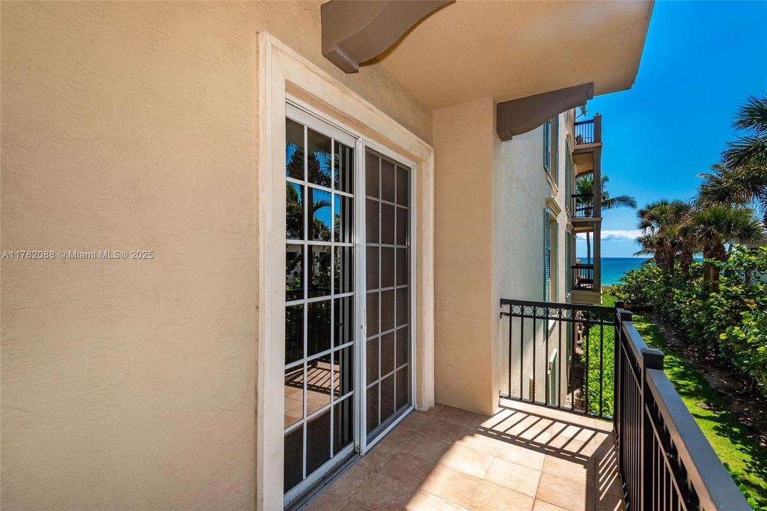Guest Balcony Ocean views