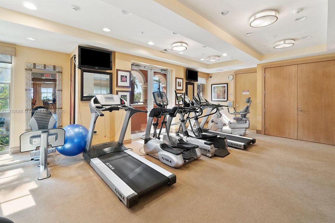 Clubhouse Beach Club upstairs gym