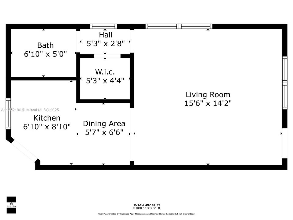 Recently Rented: $1,700 (0 beds, 1 baths, 398 Square Feet)