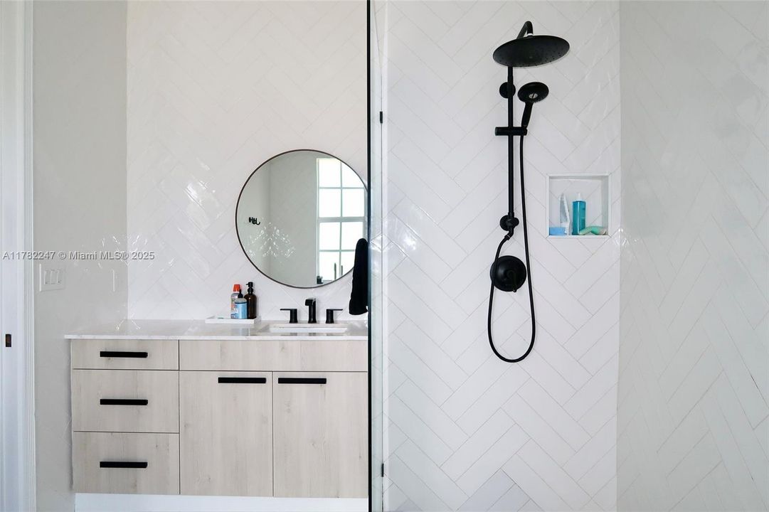 Primary Bathroom w/ floating vanity