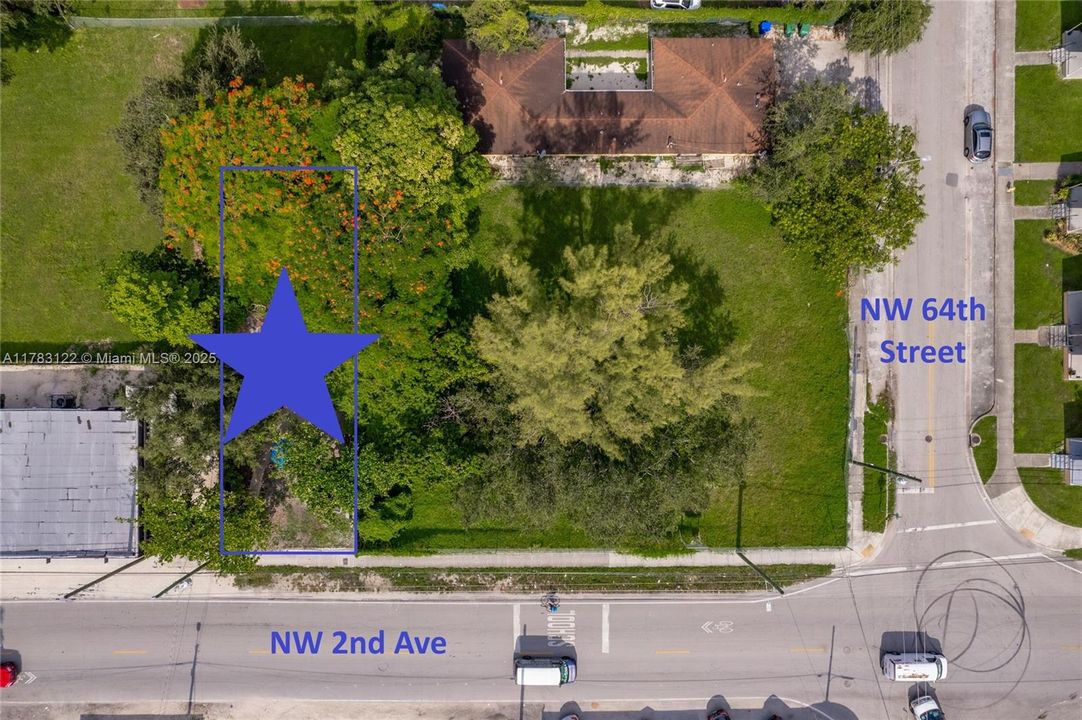 Urban Infill Lot for up to 5 stories and 6 units.