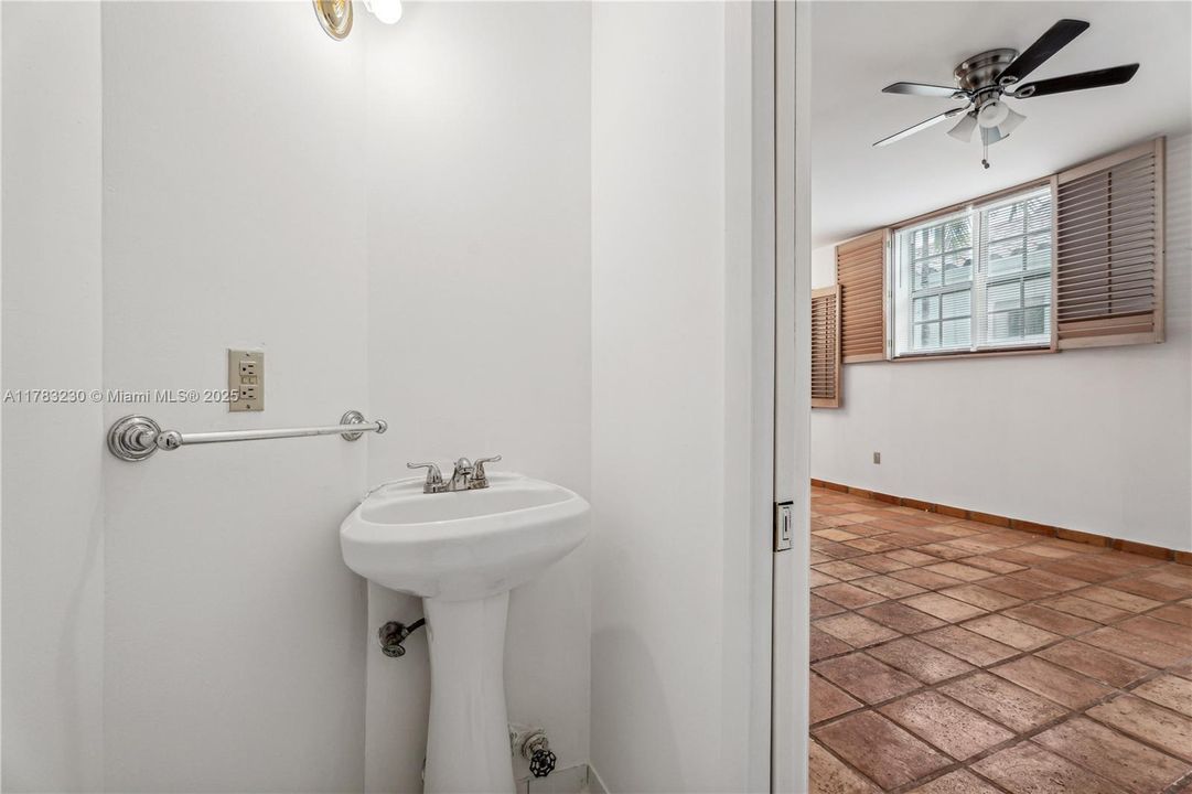 Half bath downstairs