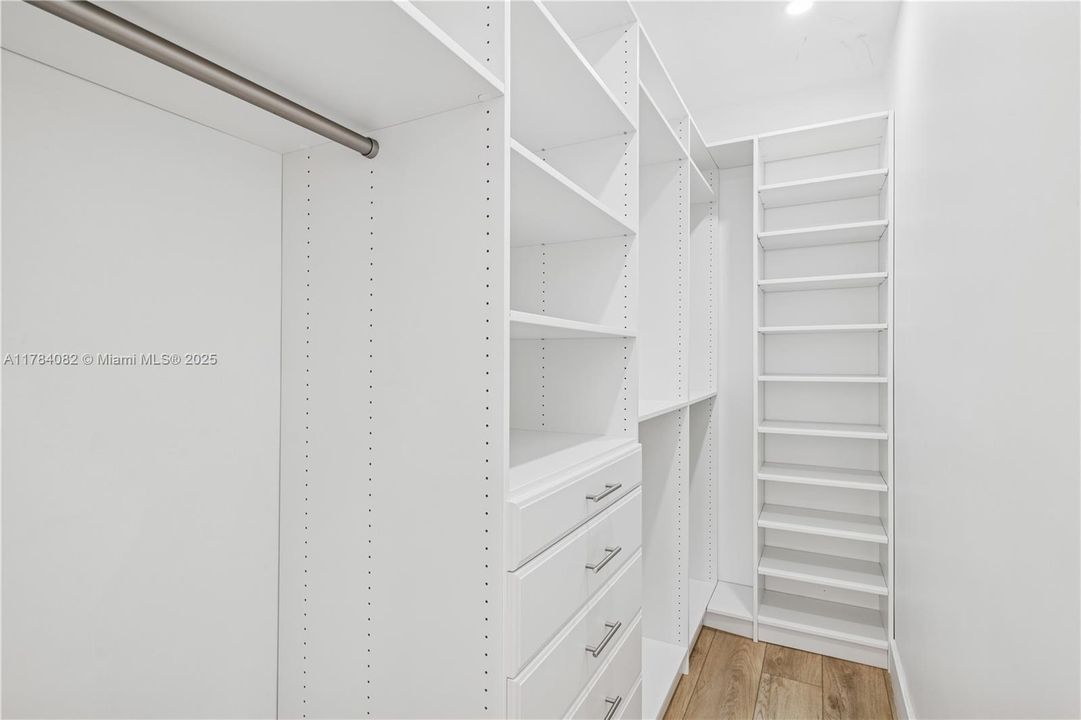 Primary custom closet