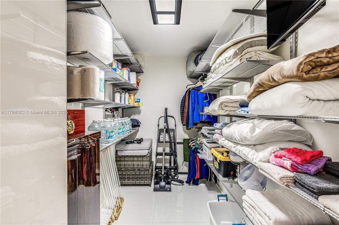 Lots of closet and storage space.