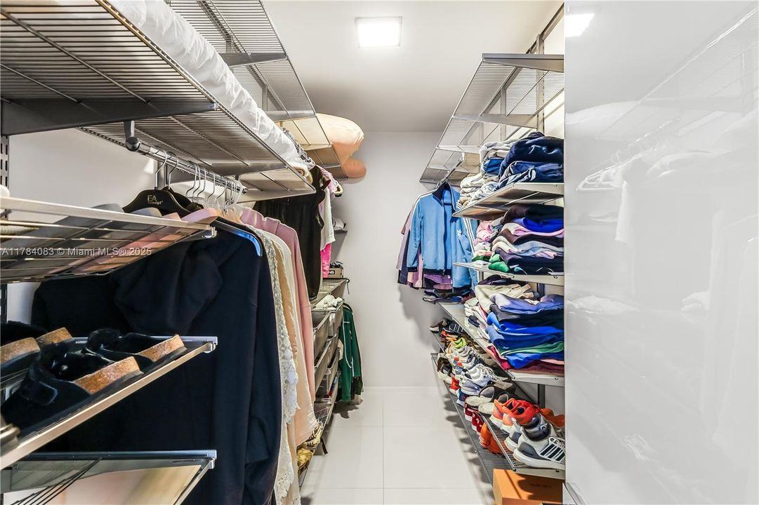 Lots of closet and storage space.