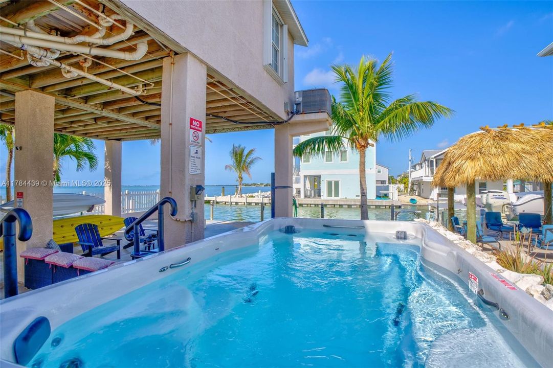 Large, Heated, Above Ground Swim Spa