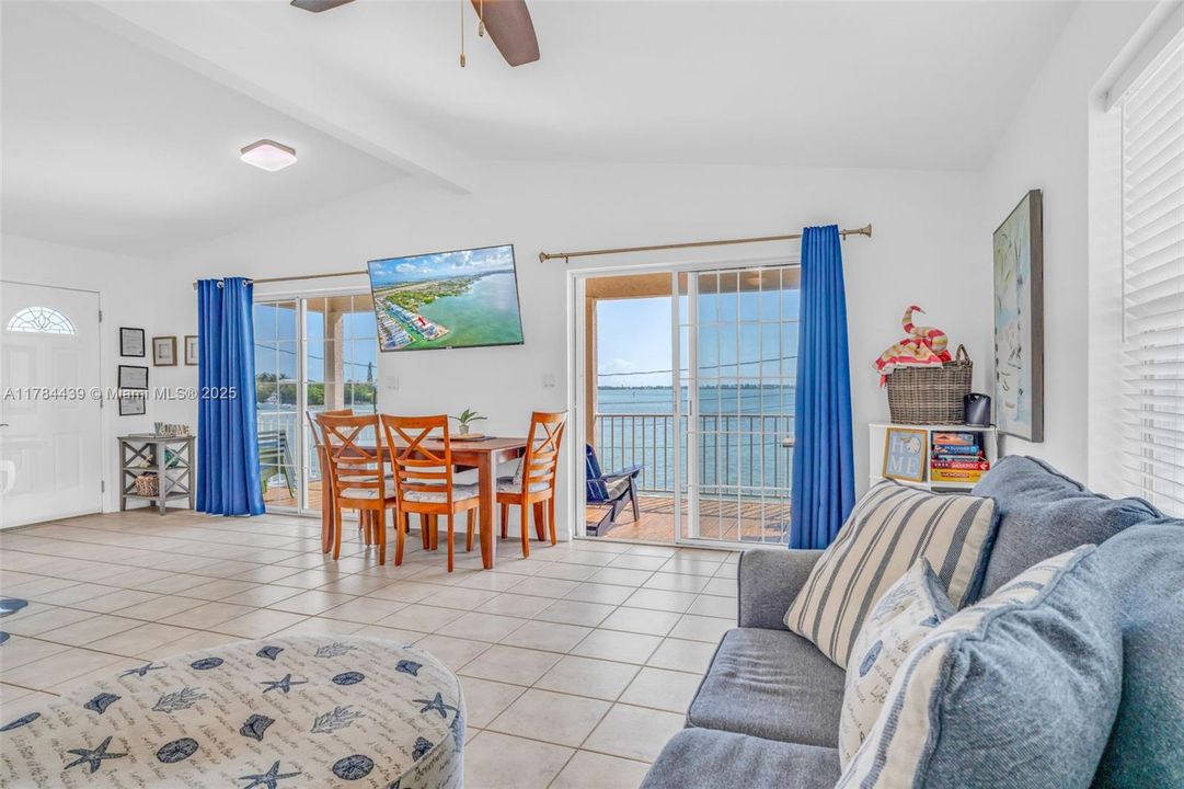 Open Ocean Views from Living Room