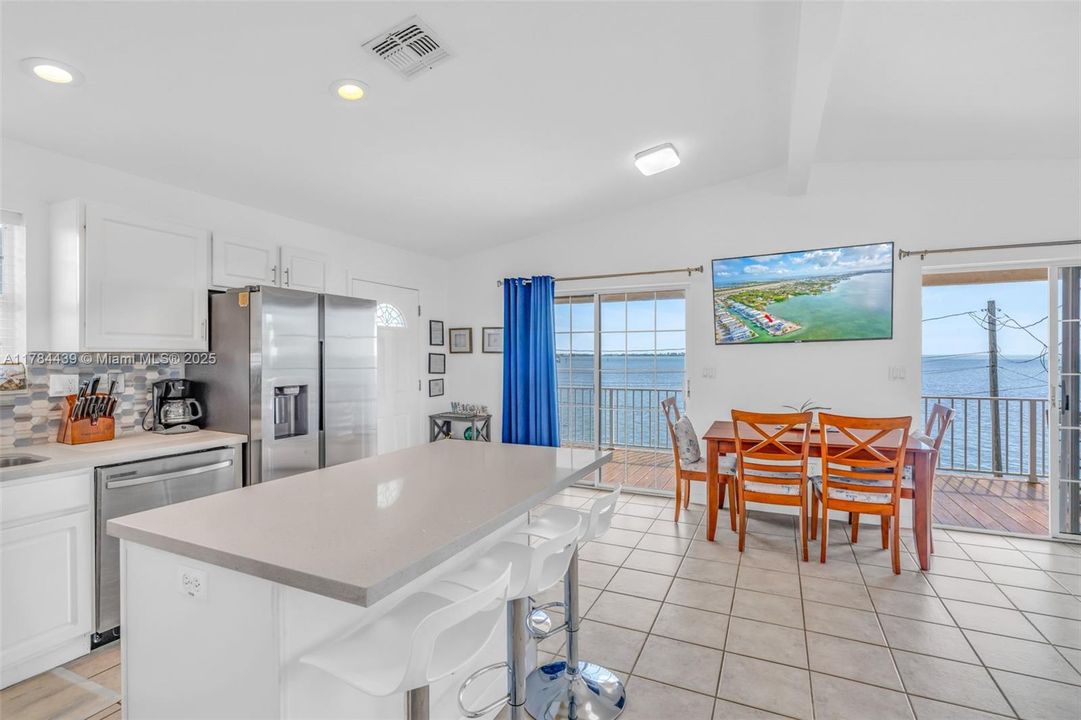 Open Ocean Views from Dining Areas