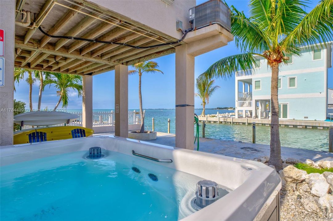 Swim Spa with Canal and Ocean Views