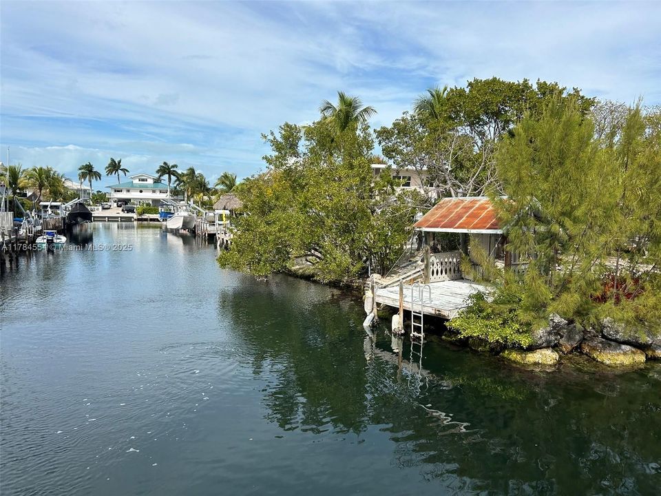 Looking up the west canal