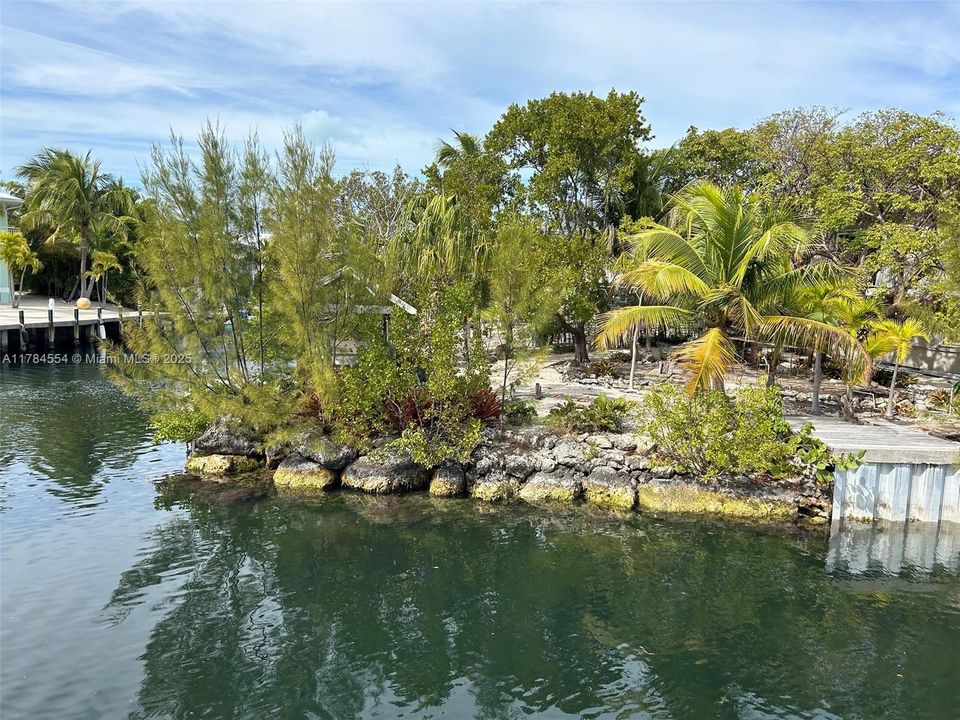 small dock to corner