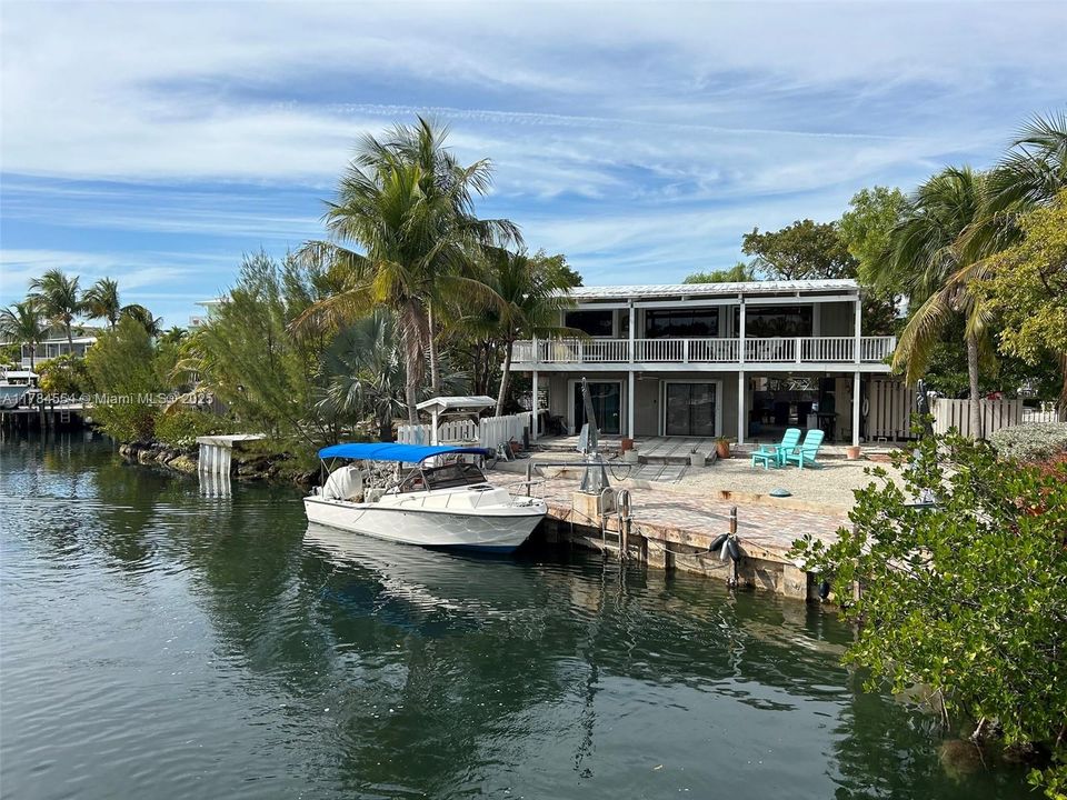 Main Dock to small concrete dock