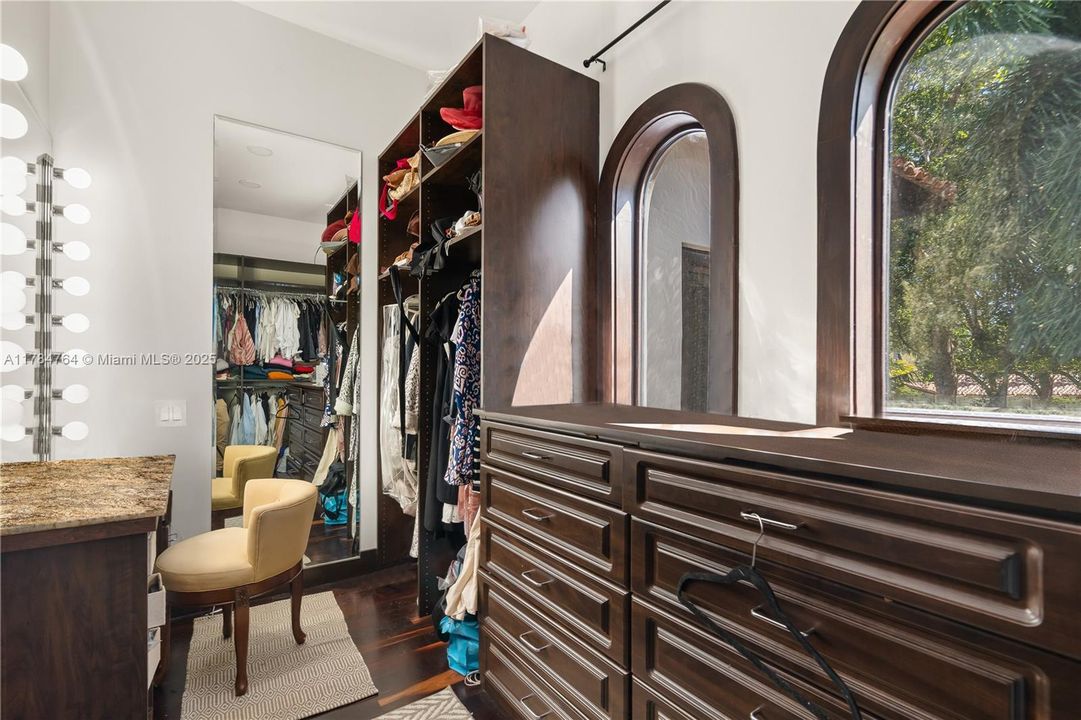Closet and vanity