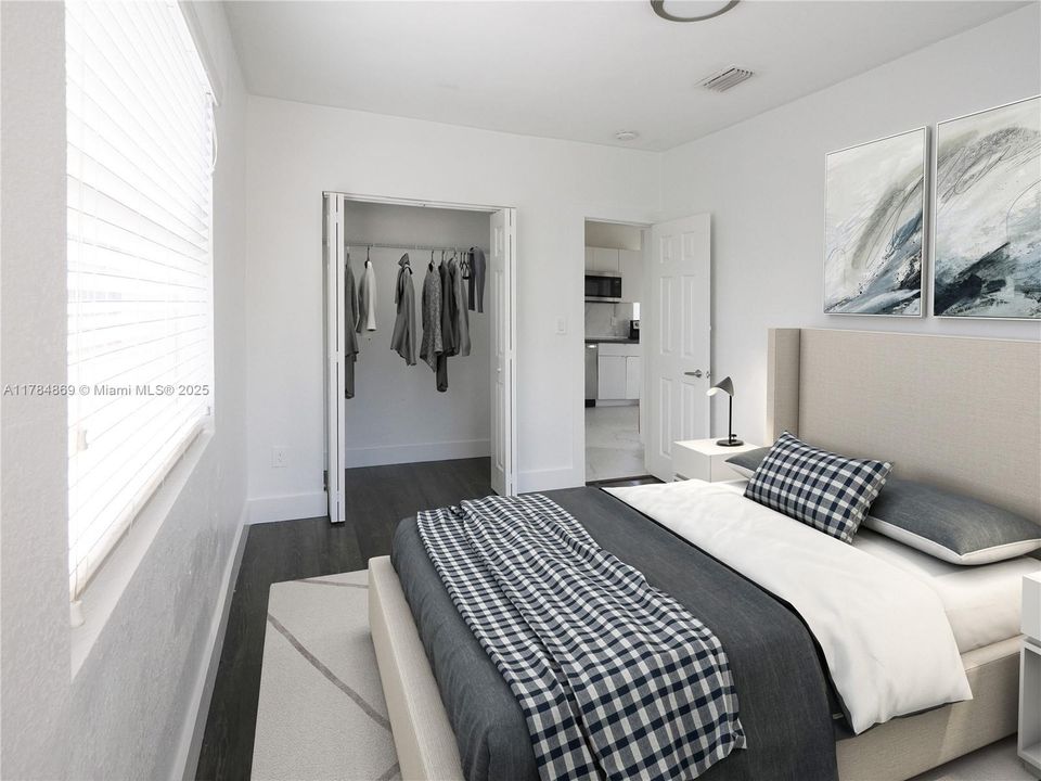 Second Bedroom with virtual staging