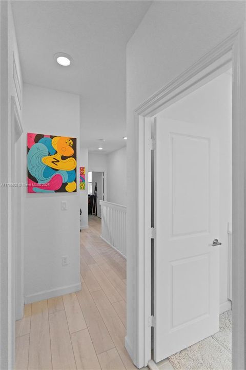 Hallway to other bedrooms