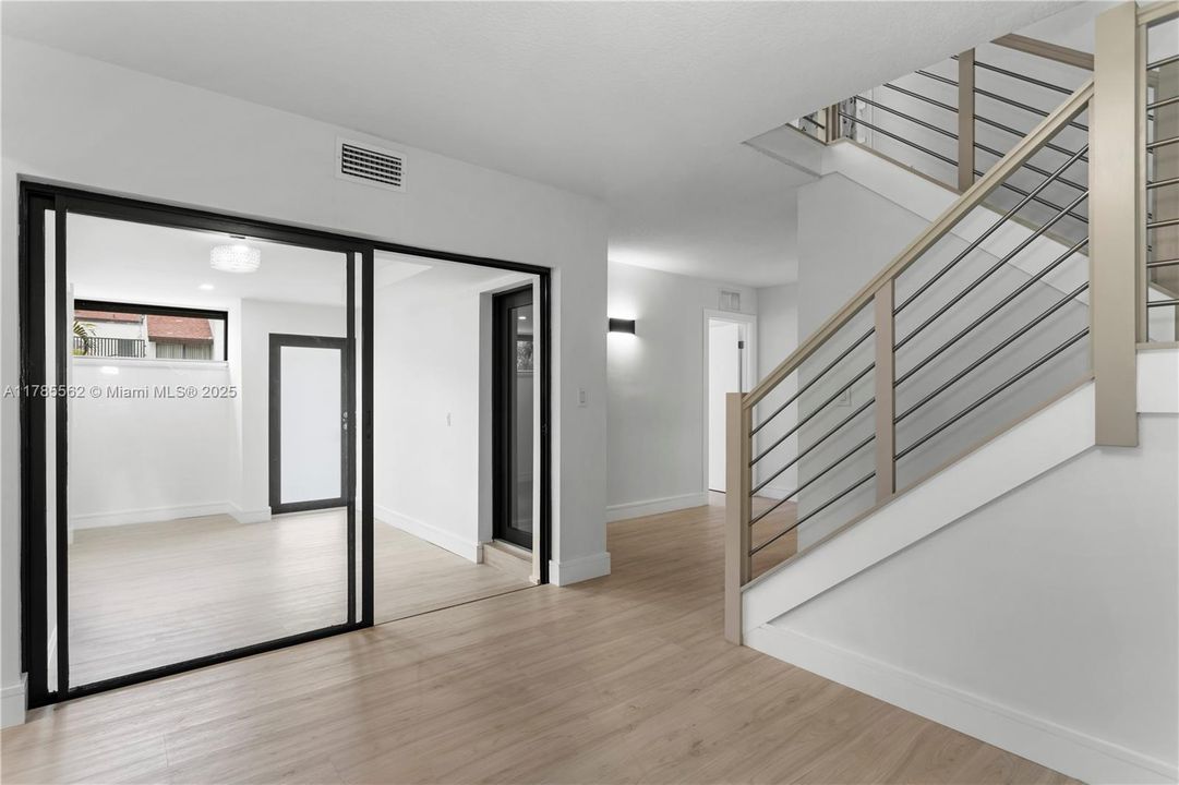 and view of the living area