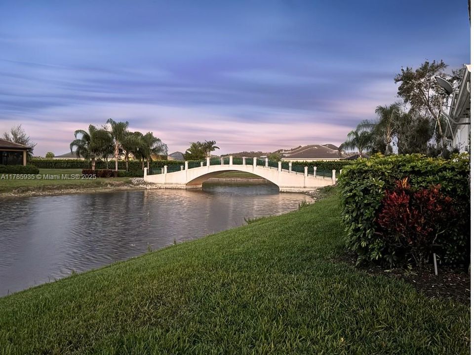 Bridges within the community connecting streets within Bellera for walking or your golf cart