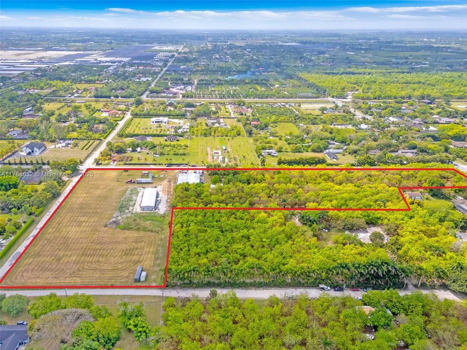 APPROX 5 ACRES OF CLEAR LAND.. FROM STREET TO STREET