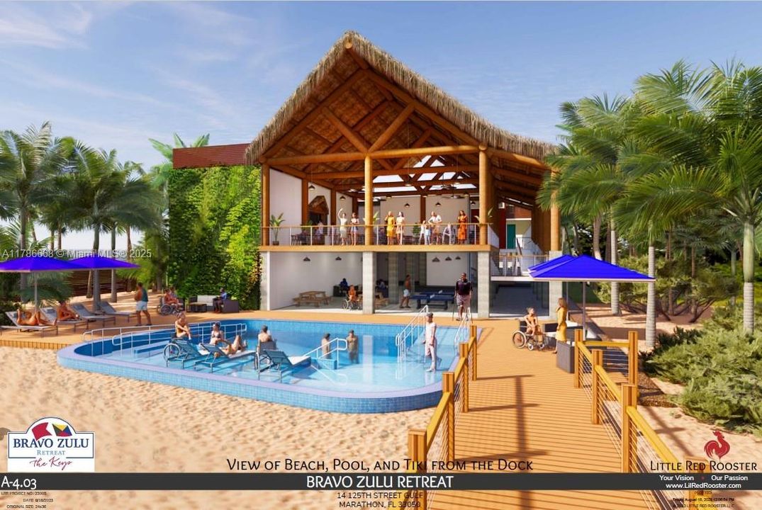 15. BZR Tiki pool rendering