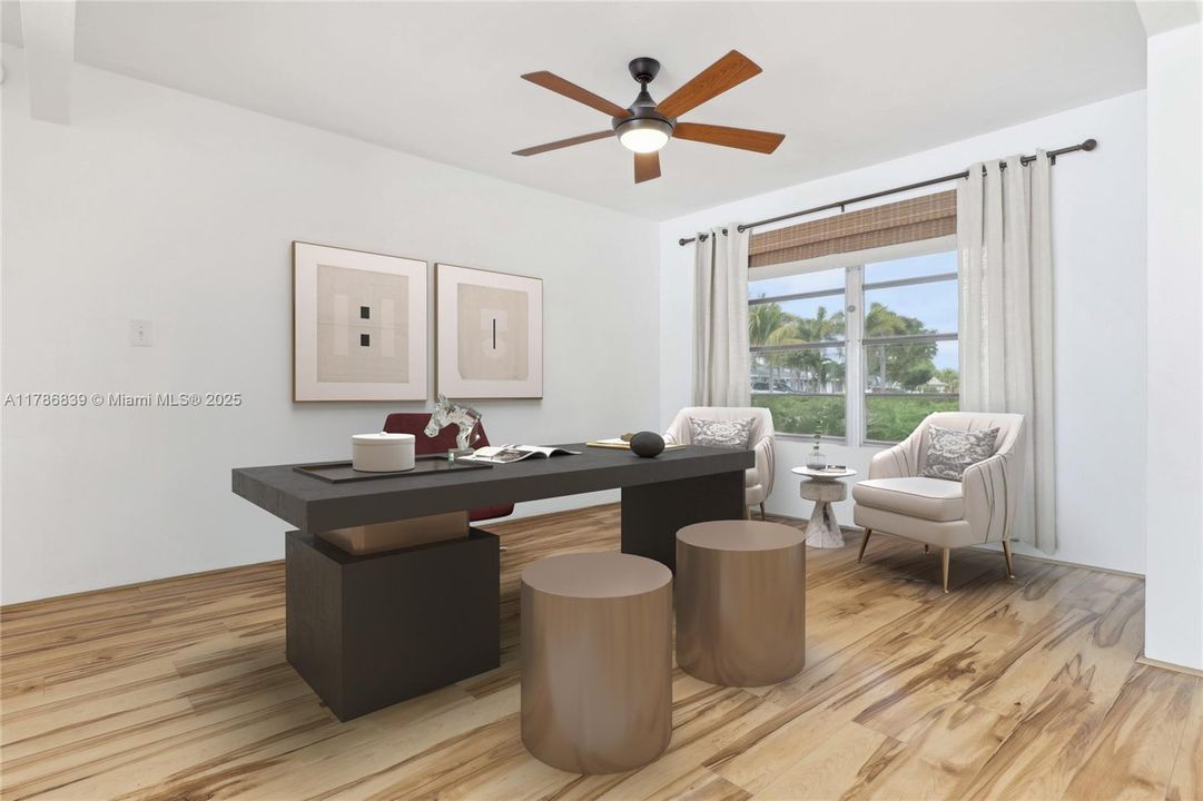 Virtually Staged Flex Space