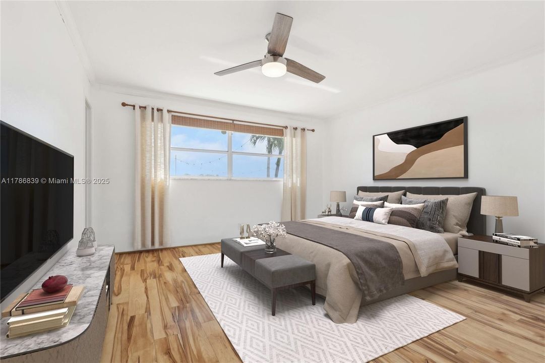 Master Bedroom Virtually Staged