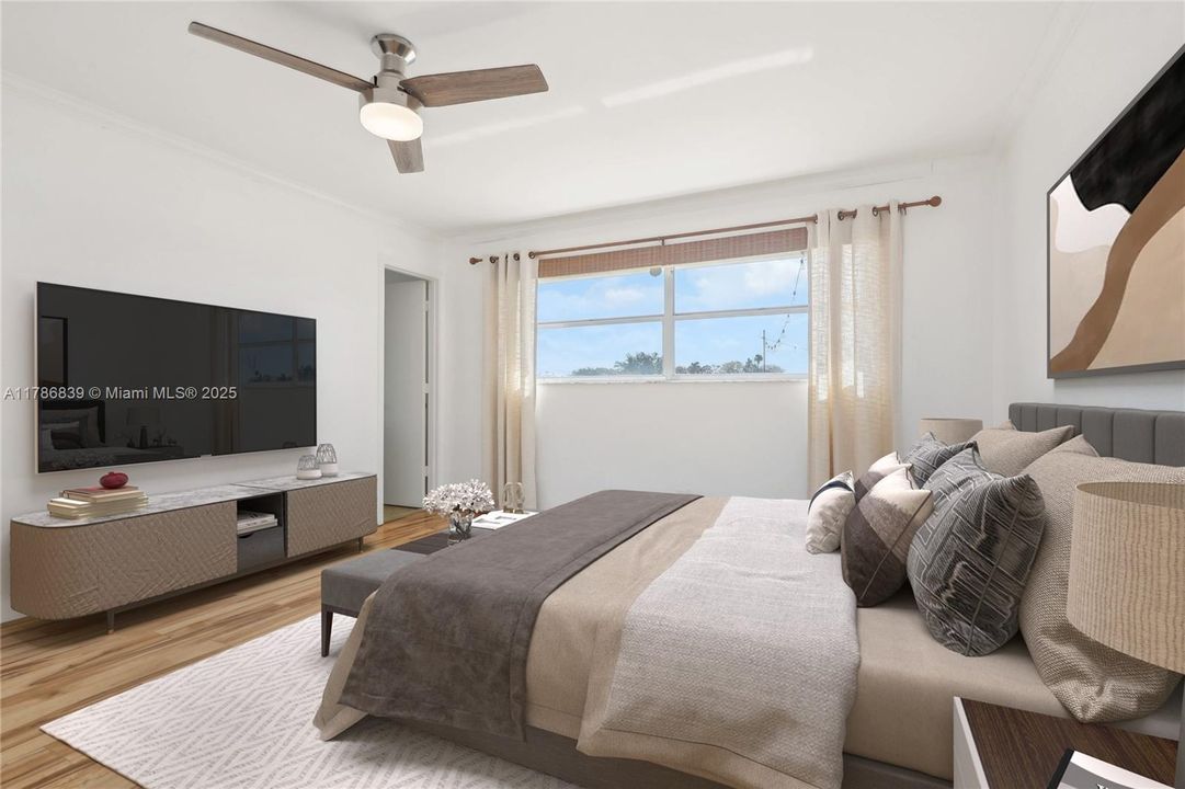 Master Bedroom Virtually Staged