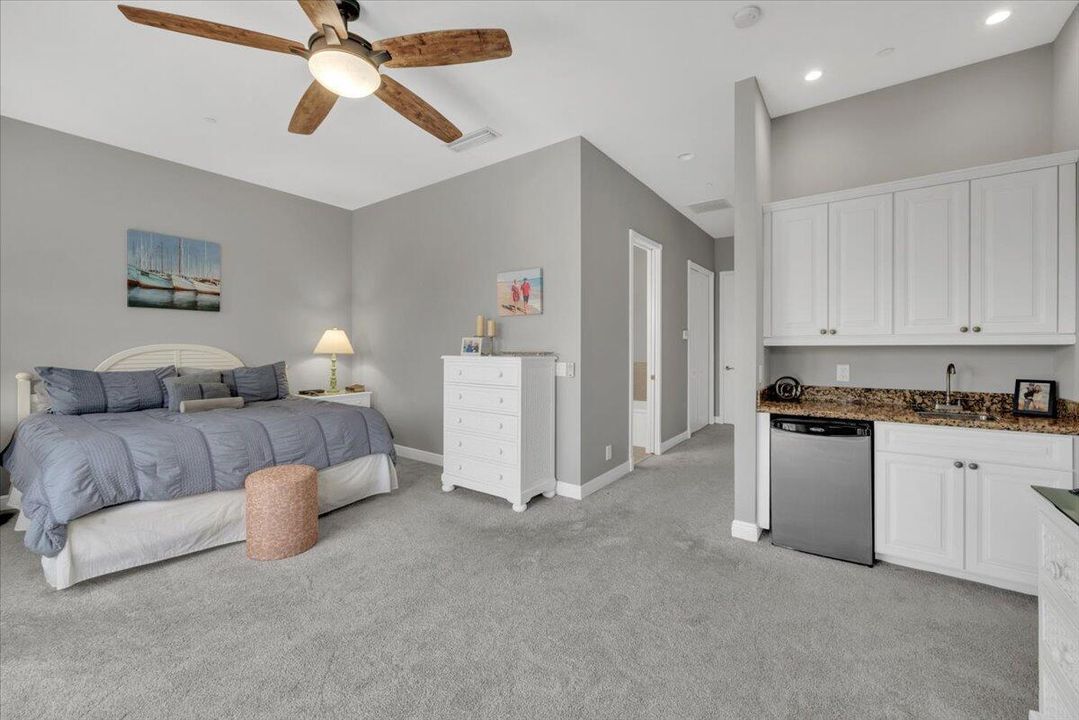 Top floor master bedroom