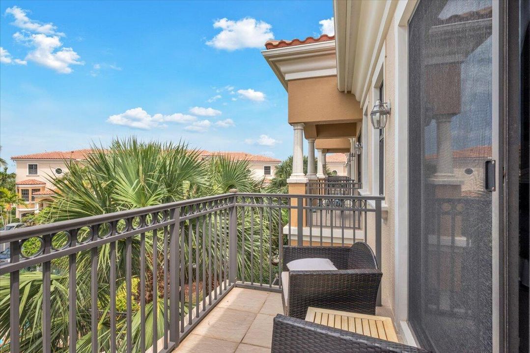 Master bedroom balcony