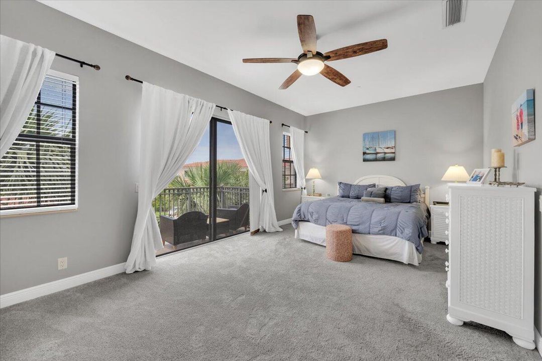 Top floor master bedroom
