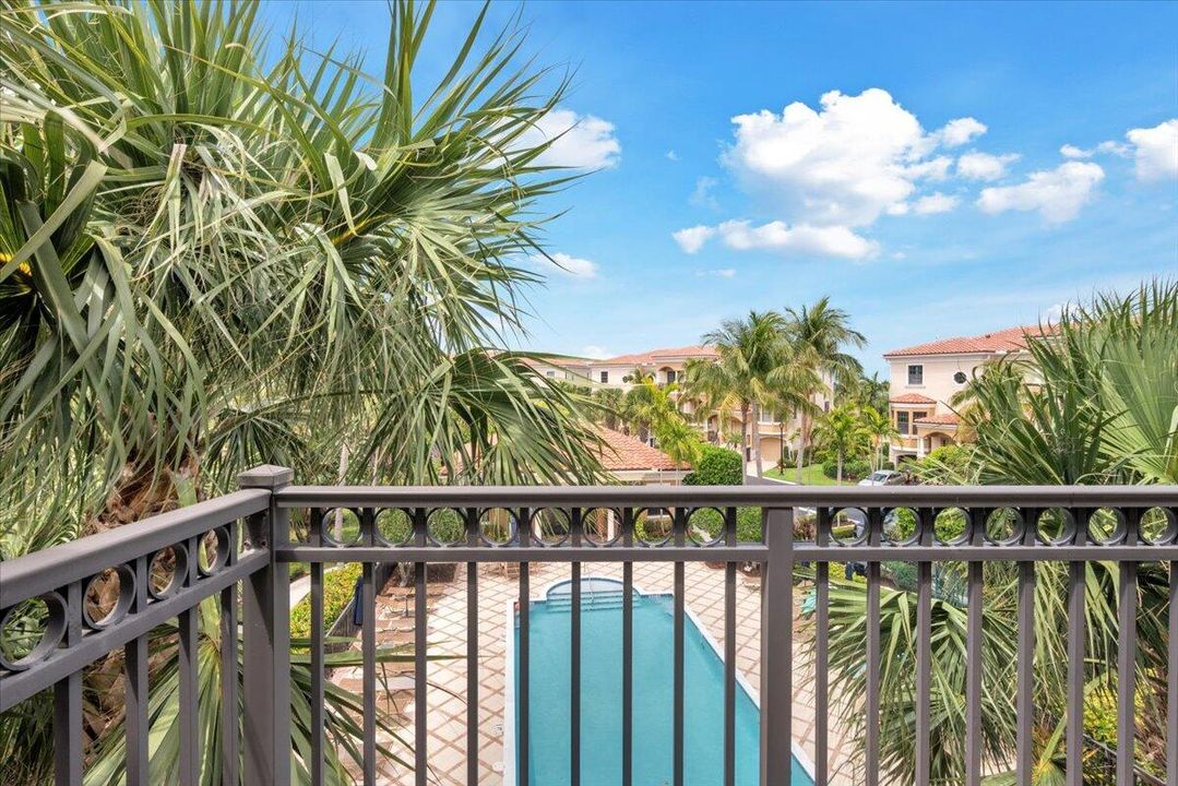 Master bedroom balcony view