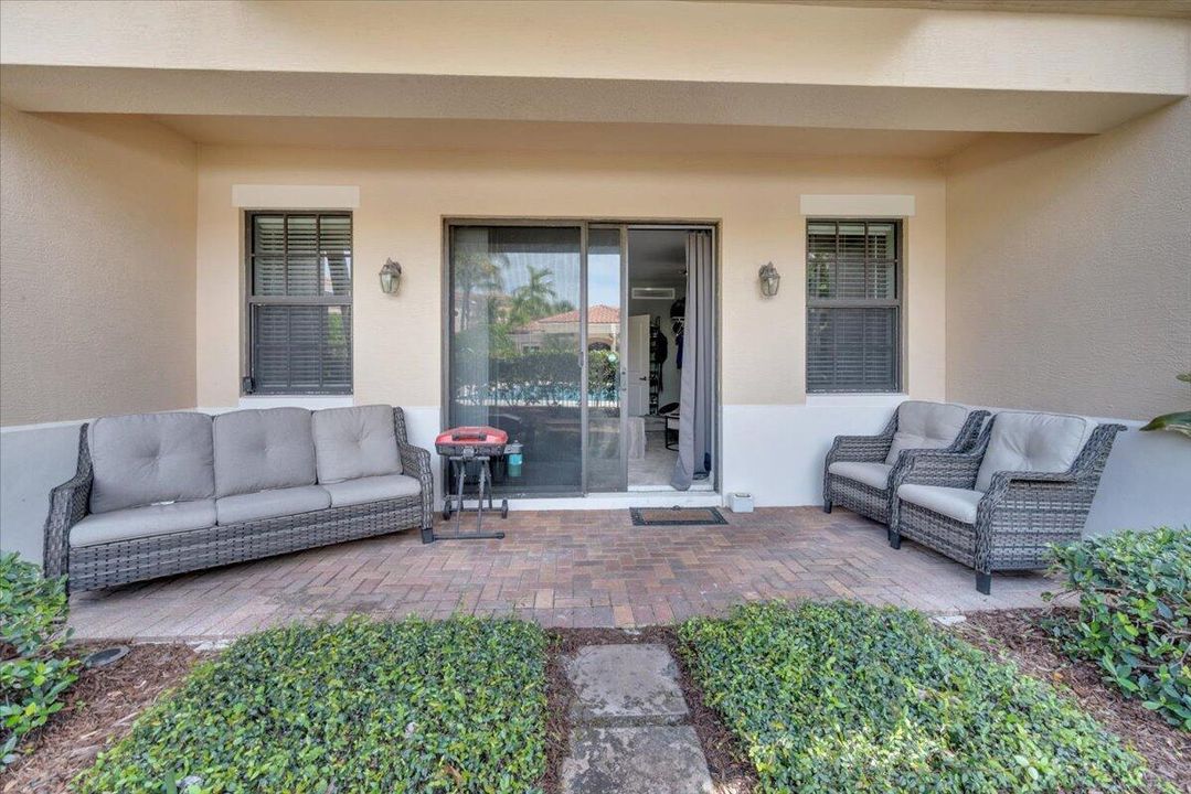 Ground floor patio