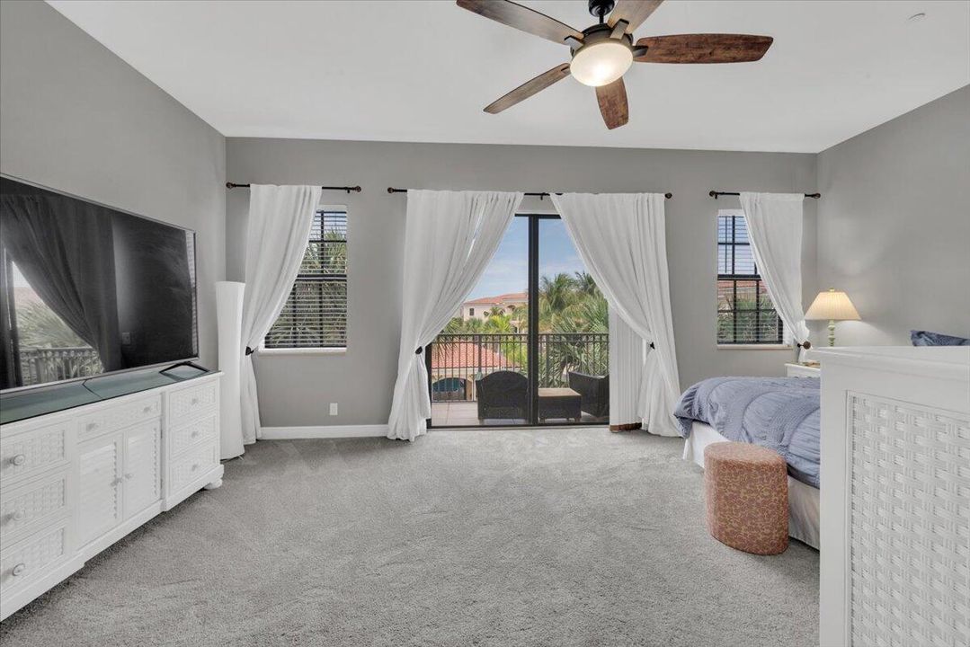 Top floor master bedroom