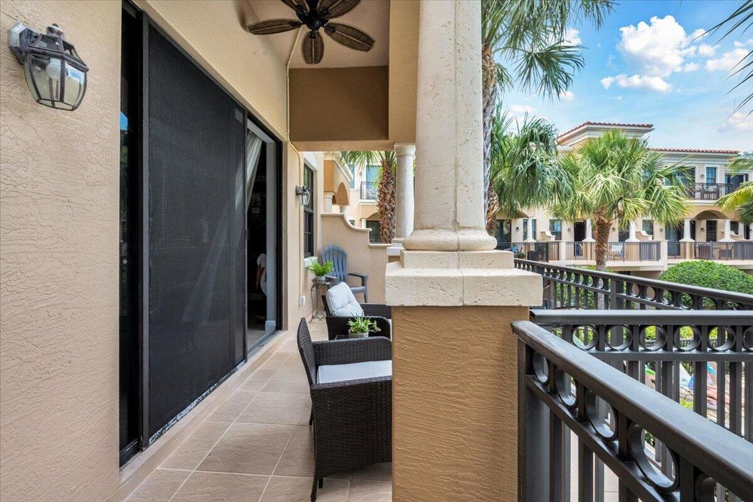 Main floor balcony