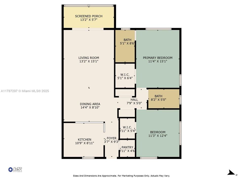 Recently Sold: $159,900 (2 beds, 2 baths, 1010 Square Feet)