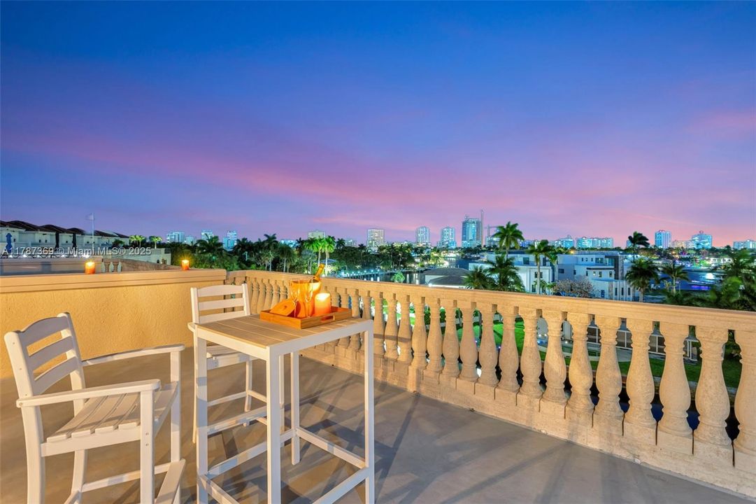 4th level roof top terrace