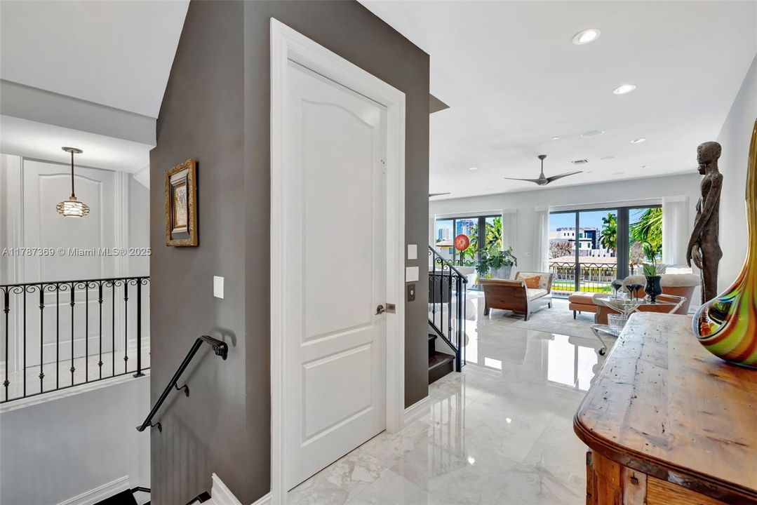 Elevator to 2nd level