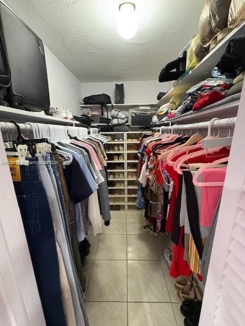 Spacious Walk In Closet