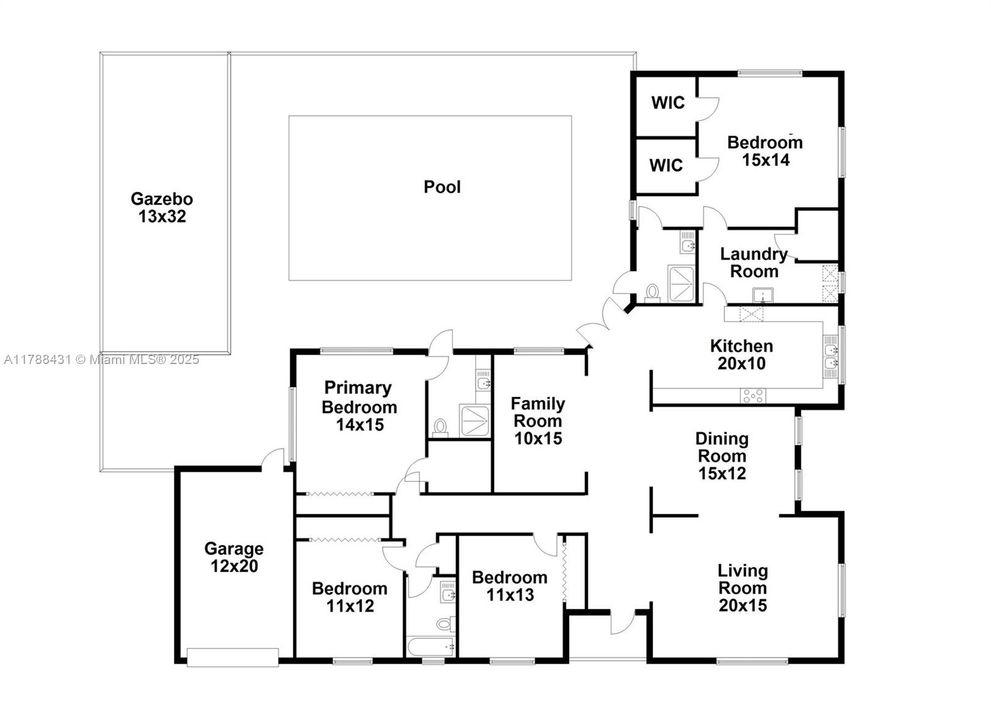 Vendido Recientemente: $2,490,000 (4 camas, 3 baños, 3214 Pies cuadrados)