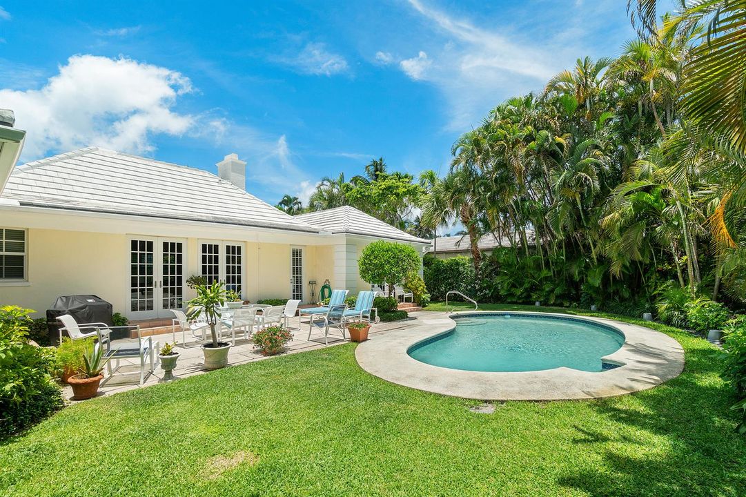 Patio and pool