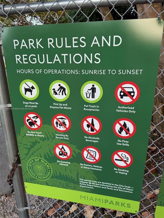 Milton Park Sign